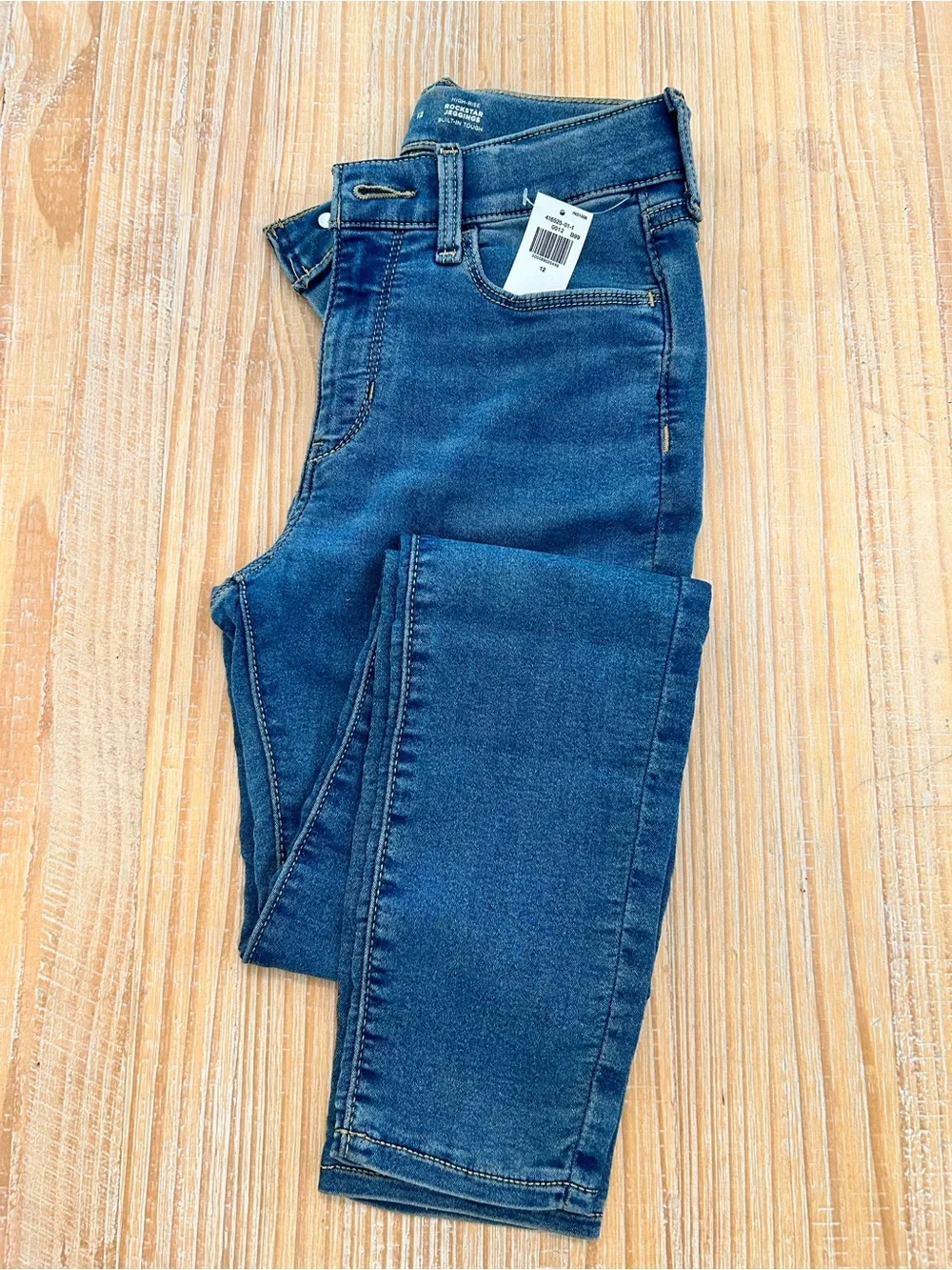 NWT Girls Size 12 Jean Bundle 3pc Rockstar Jeggings High Rise Flare
